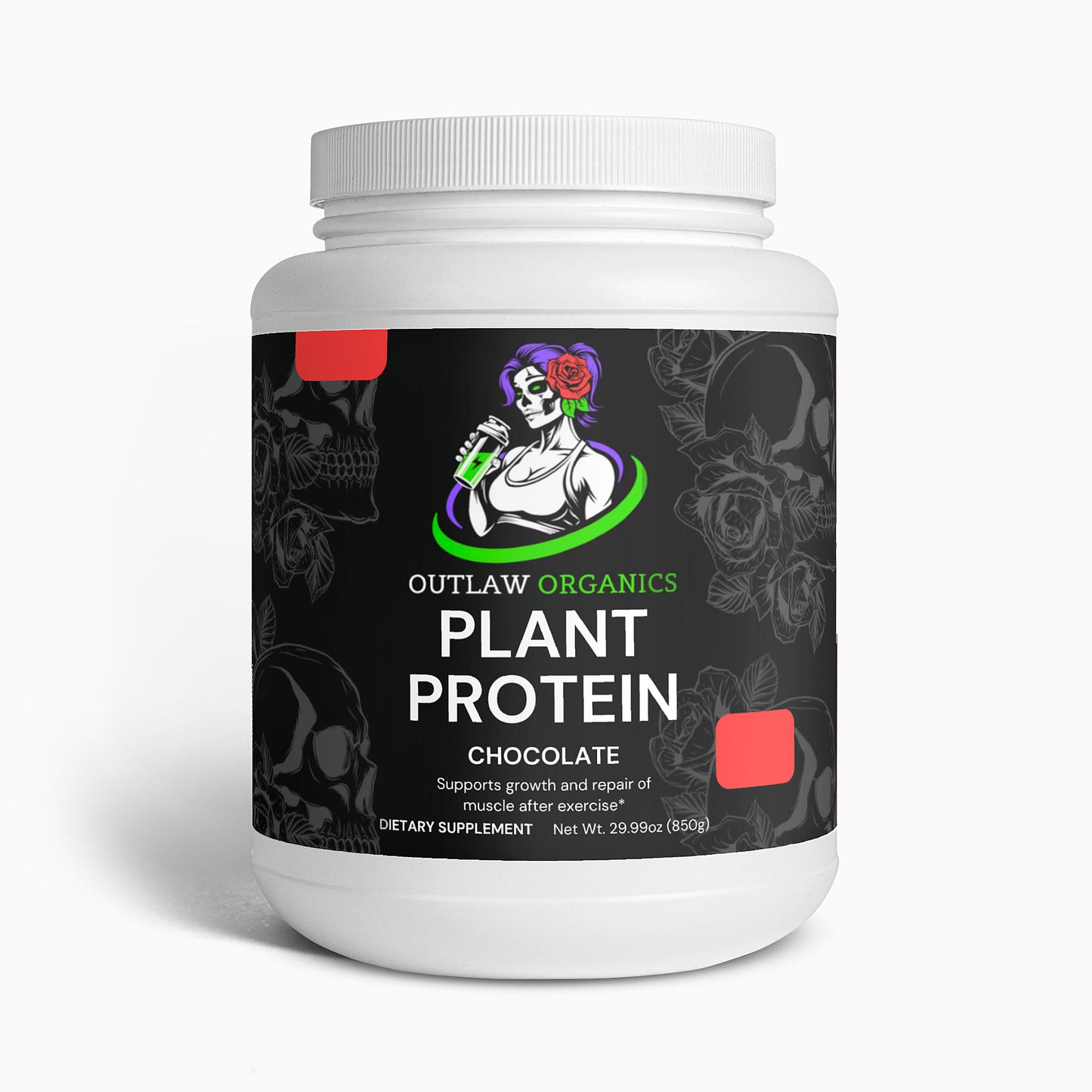 Vegan Plant Protein (Chocolate) Non-GMO Gluten Free