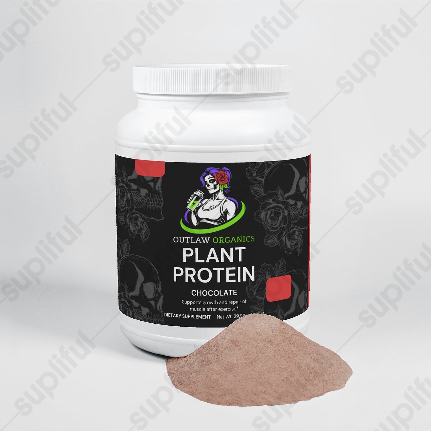 Vegan Plant Protein (Chocolate) Non-GMO Gluten Free