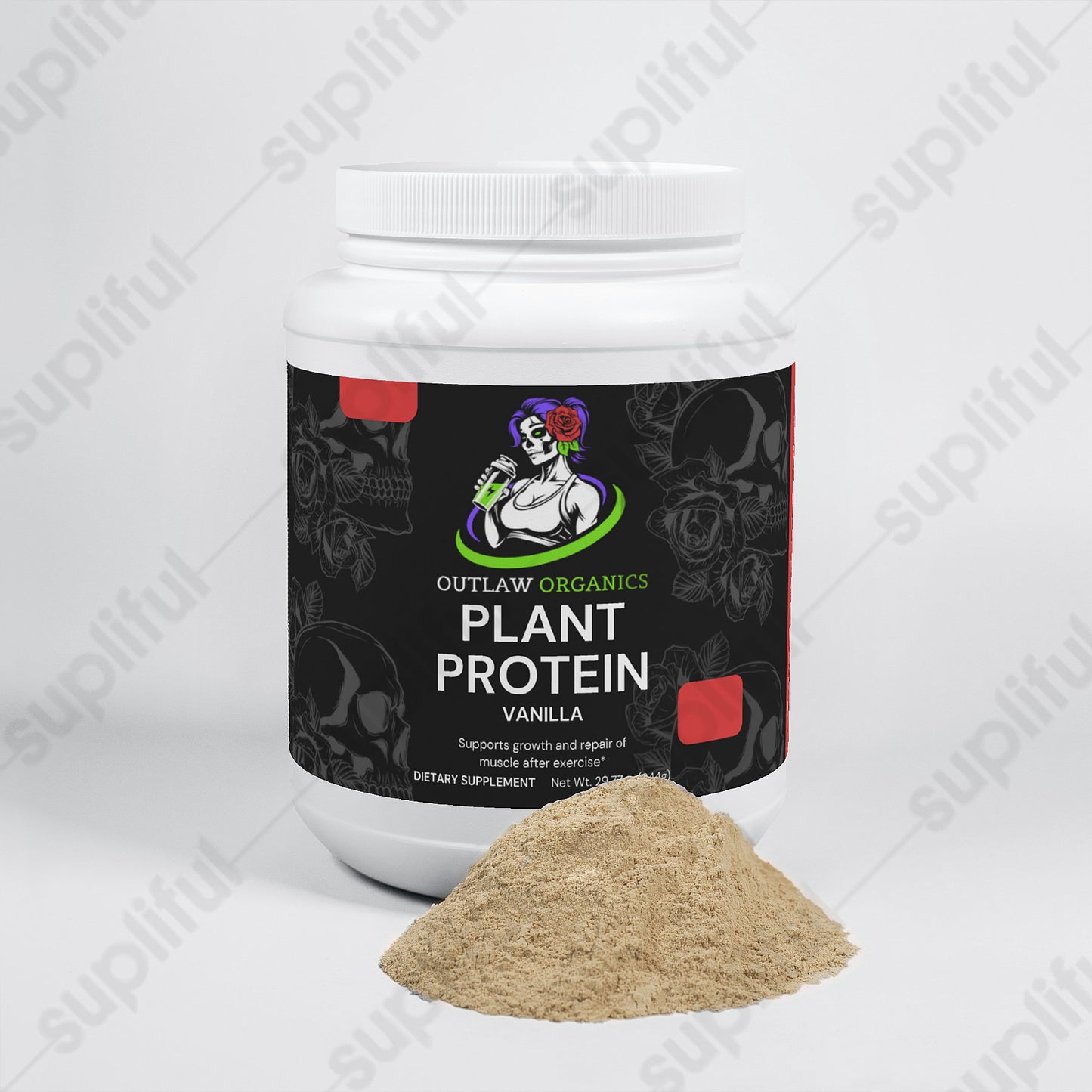 Vegan Plant Protein (Vanilla) Non-GMO Gluten Free